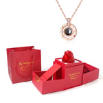 Projection Necklace With Gift Box